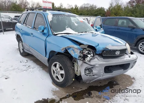 2004 Hyundai Santa Fe Gls/Lx из США, поврежденный, VIN KM8SC13E44U752775
